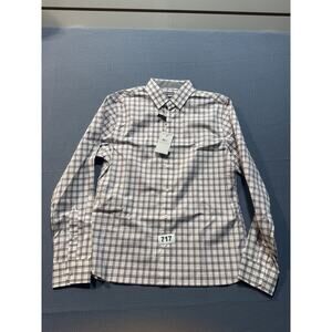 Van Heusen‎ Men's Regular Fit Button Down Collar Dress Shirt Sz M Brand New